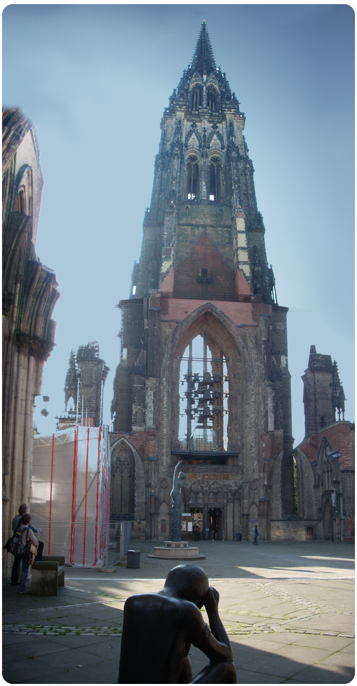 St. Nicholas church, Hamburg  - click on image to return